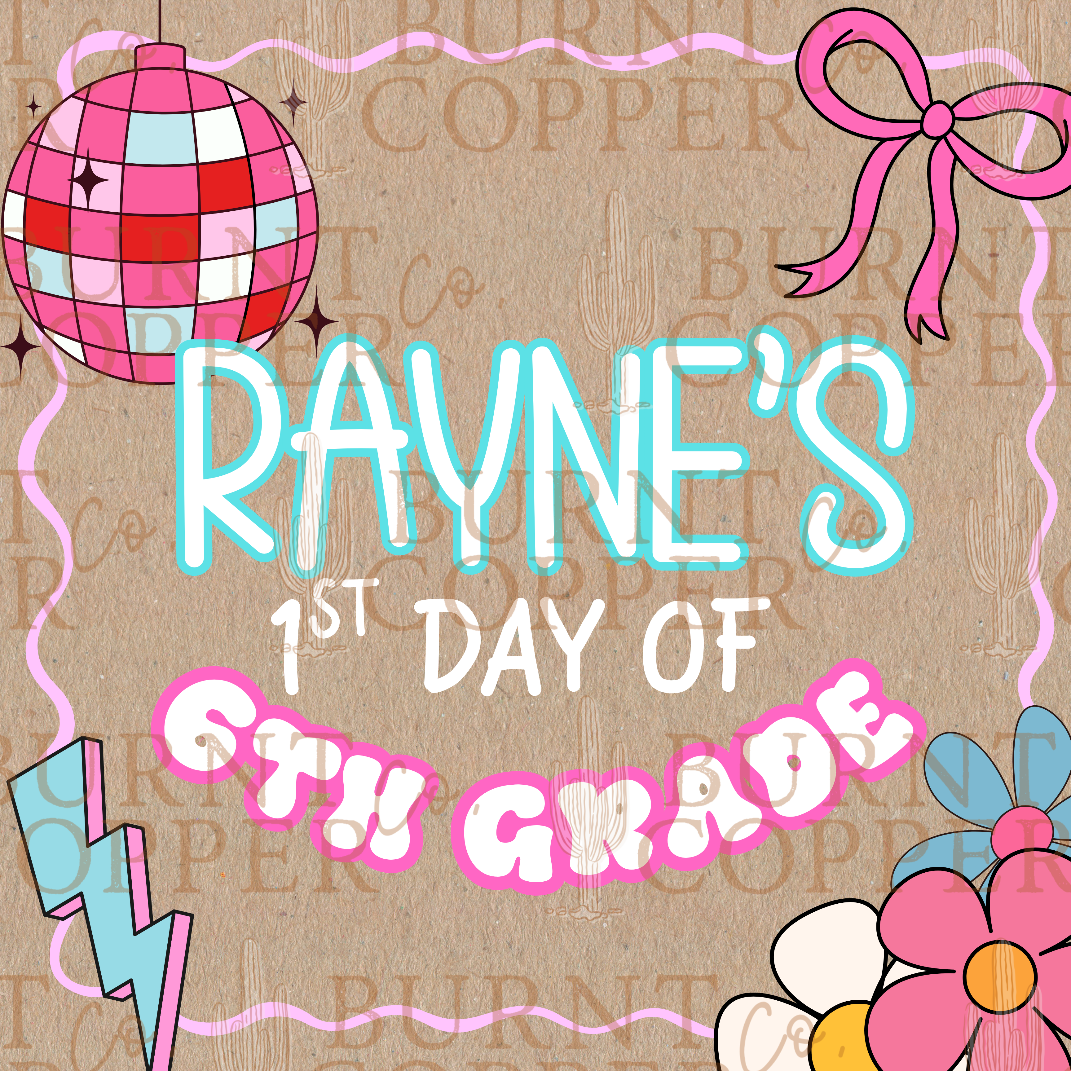 Custom First Day of School Banners