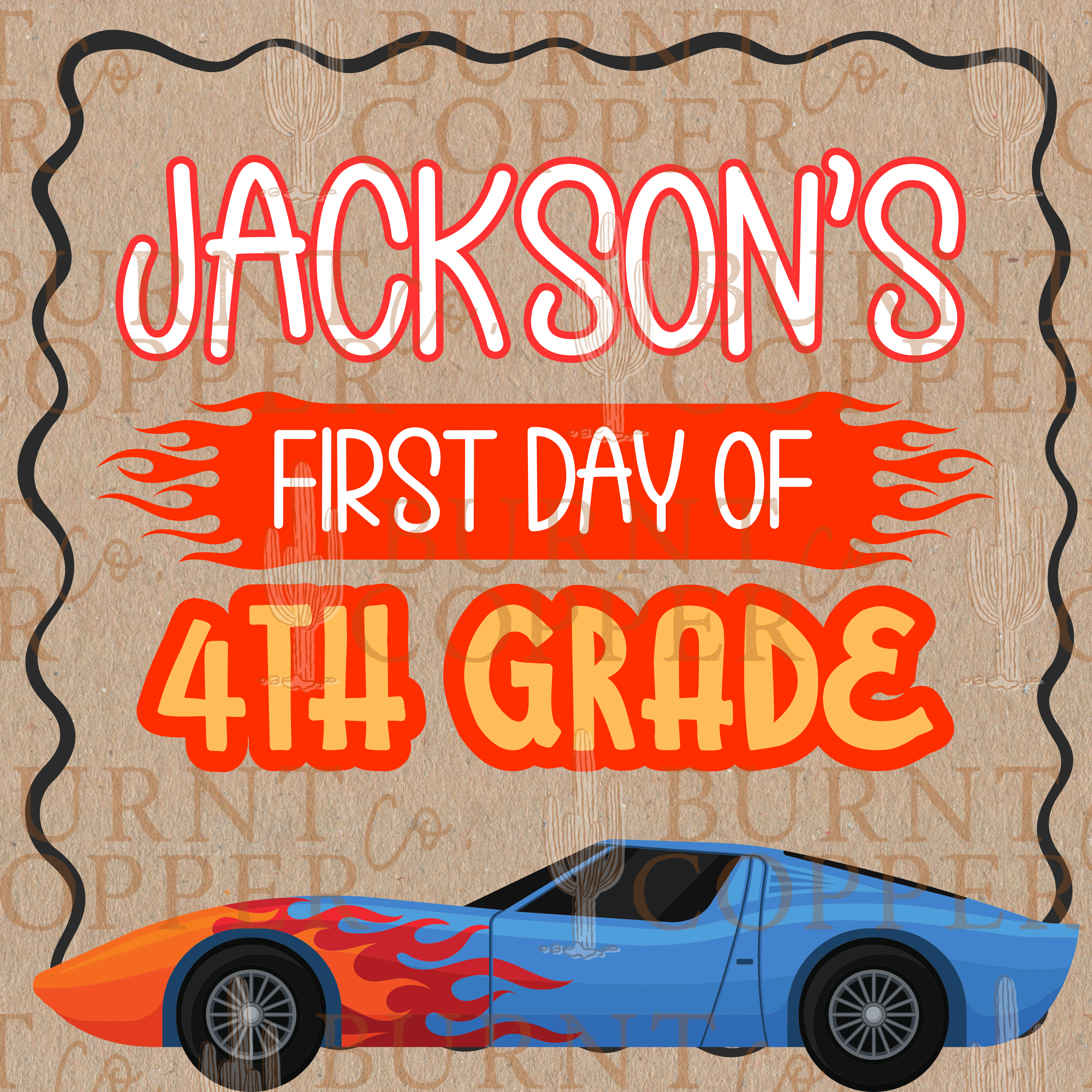 Custom First Day of School Banners