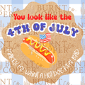 HOT DOG 3X3 - DIGITAL DOWNLOAD MOCK UP