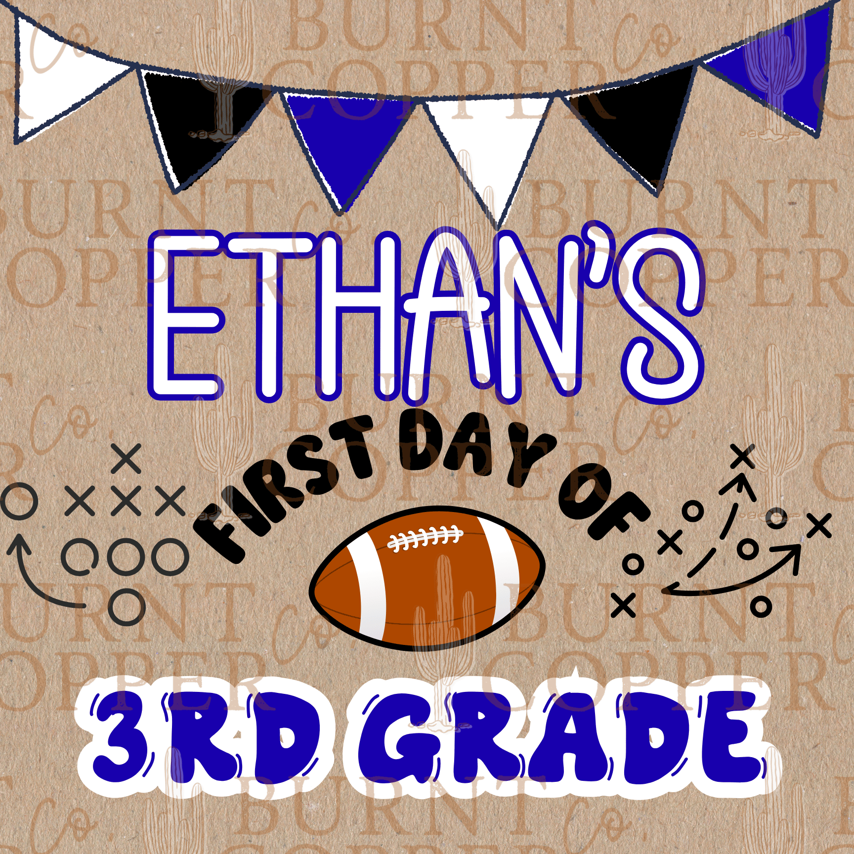 Custom First Day of School Banners